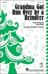 Grandma Got Run Over By a Reindeer TTB choral sheet music cover Thumbnail